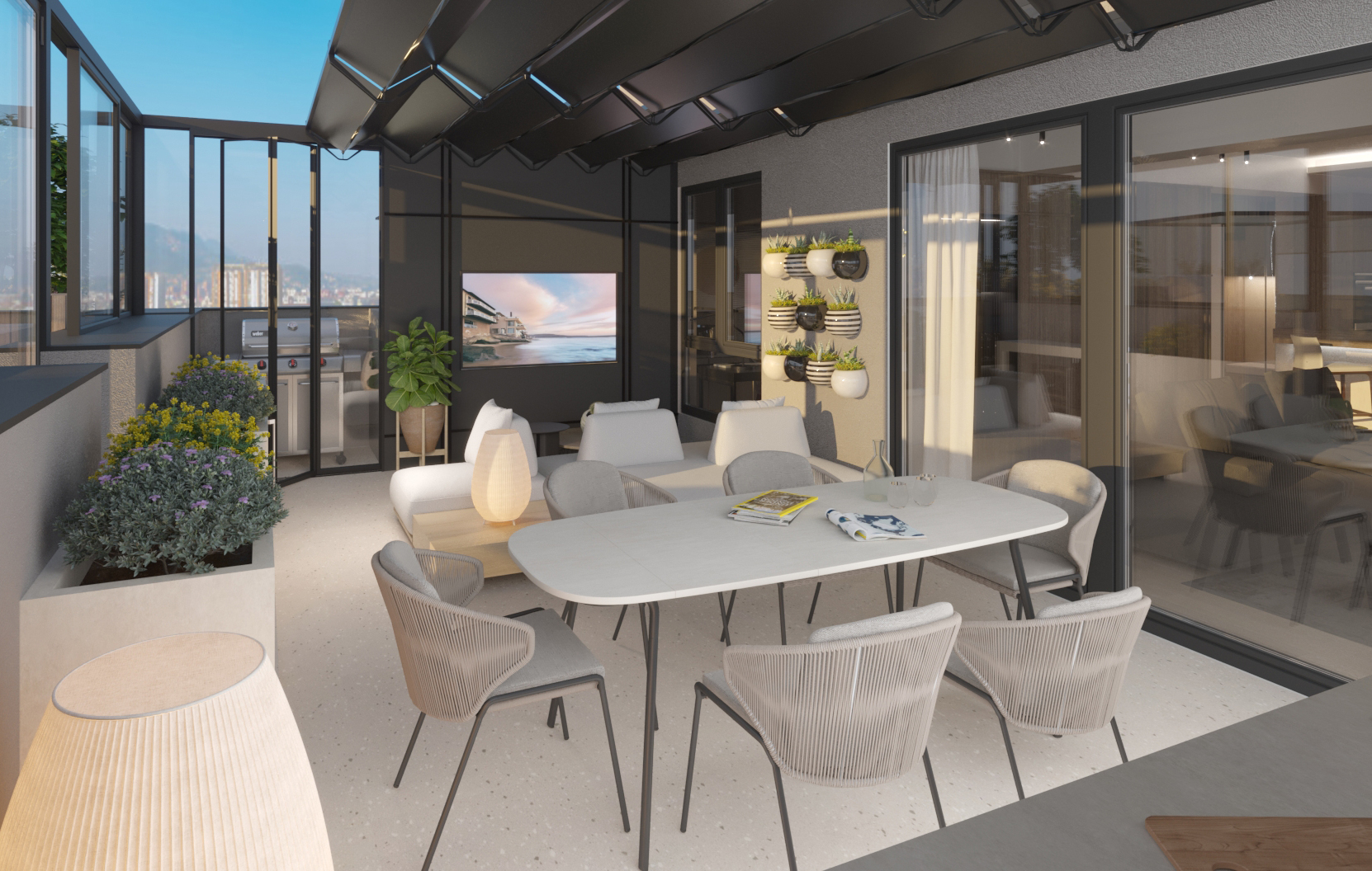 Interior design for an apartment view 6 