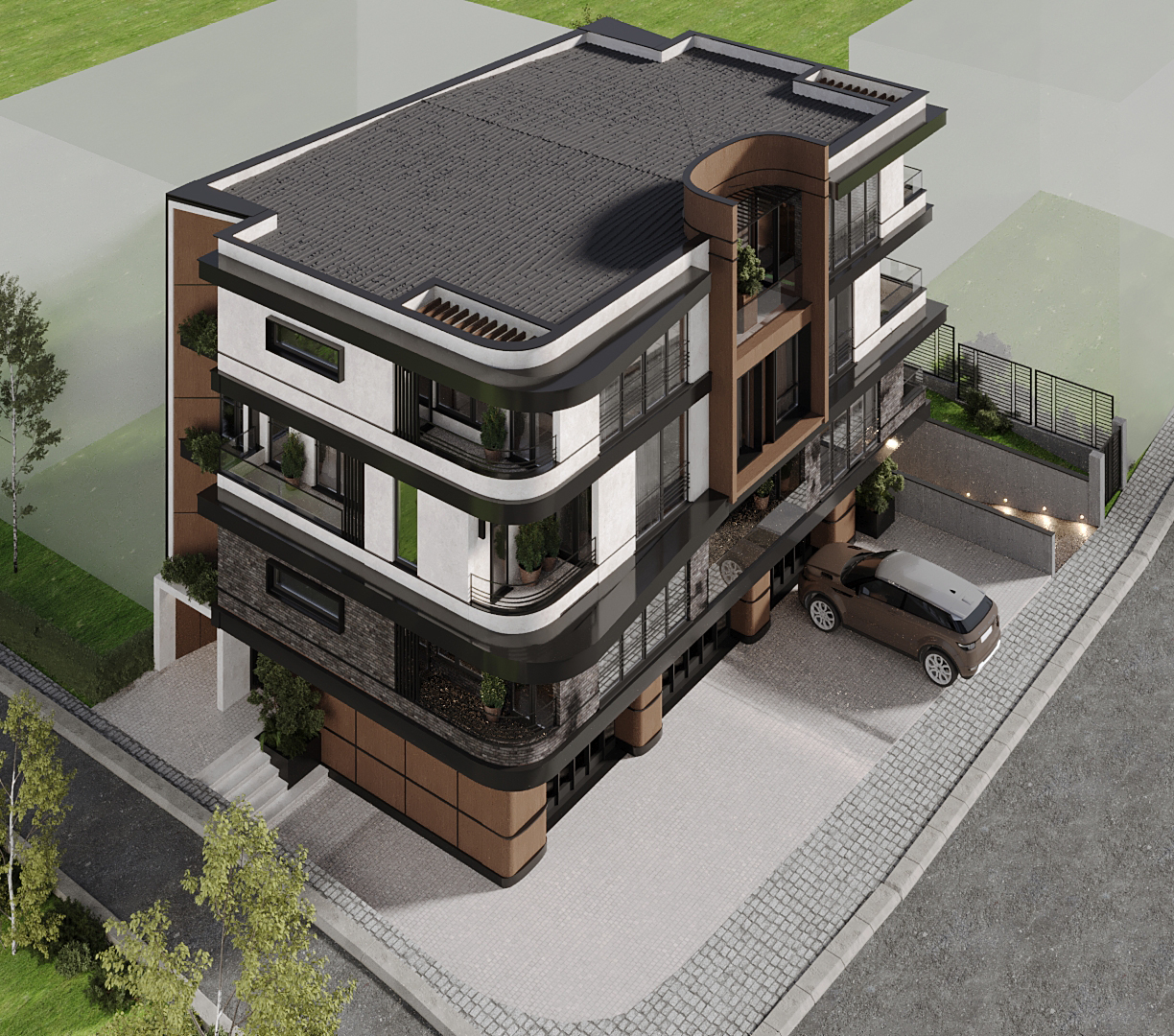 Residential building view 12 