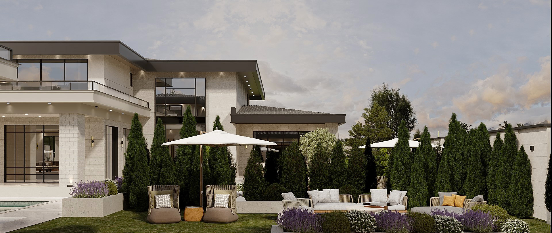 Residential Exterior Design and Landscape view 13 