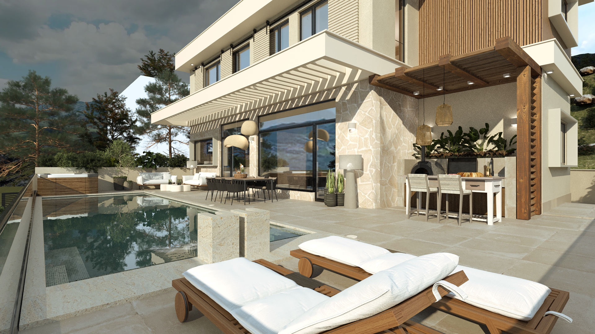 Residential house view 9 