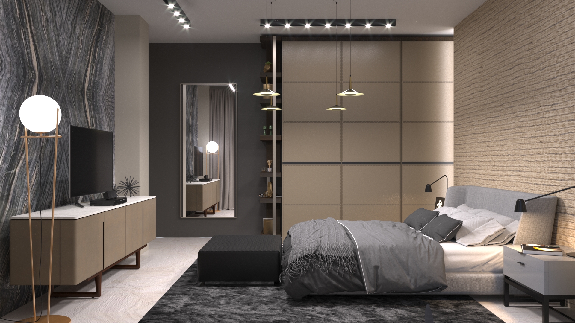 Interior design for an apartment view 6 