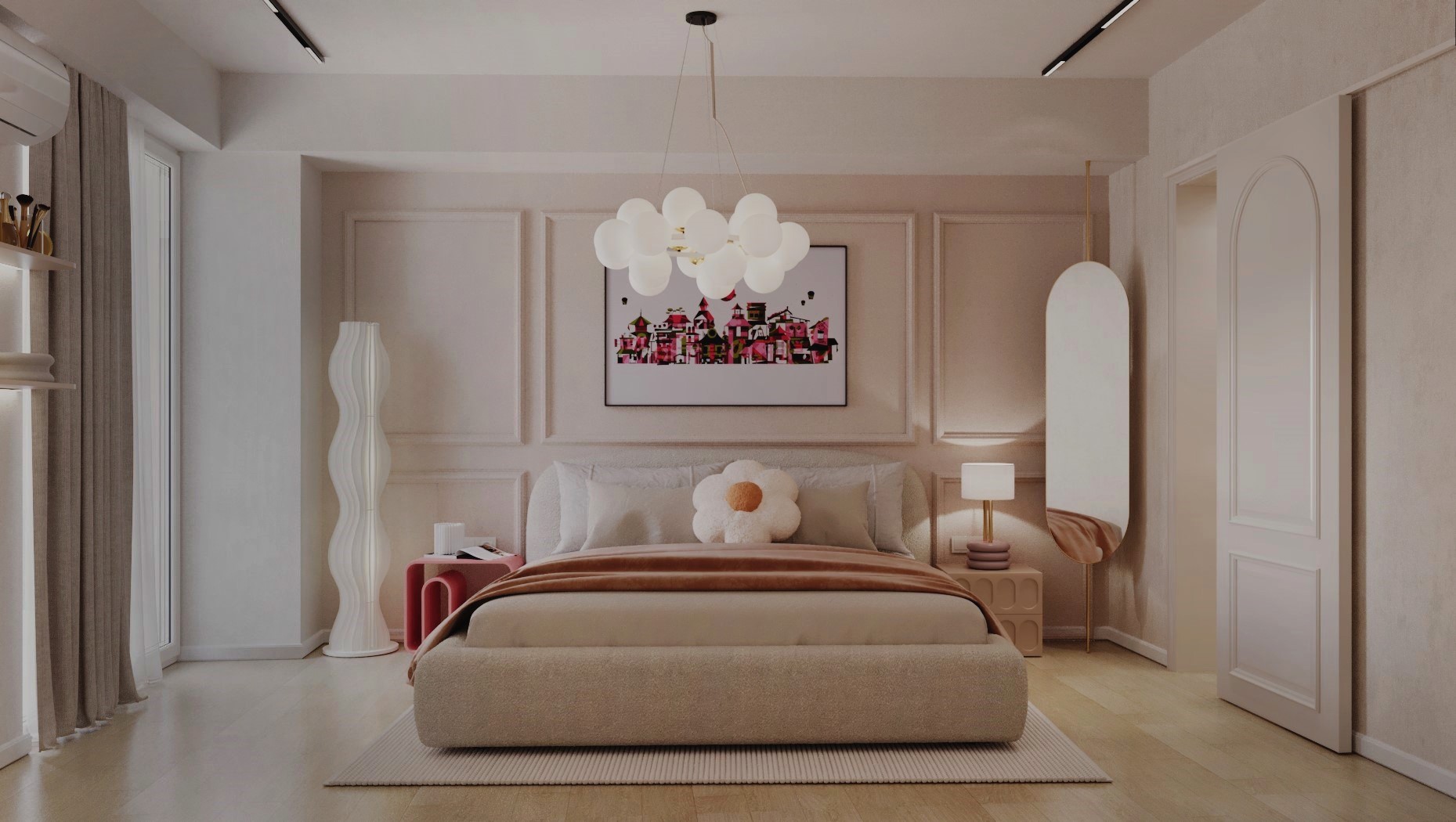 Interior design for an apartment view 12 