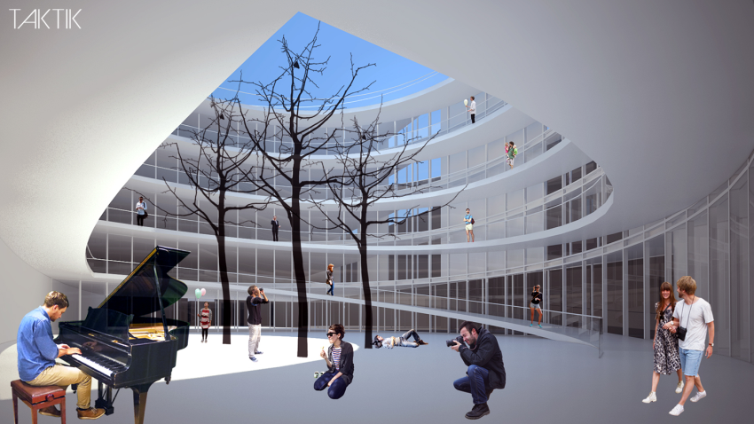 PROPUESTA PARA EL CONCURSO DEL UNIVERSAL HALL SKOPJE view 1 