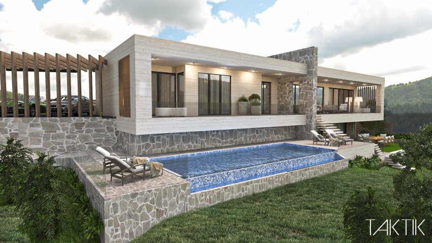 Residential House view 1 