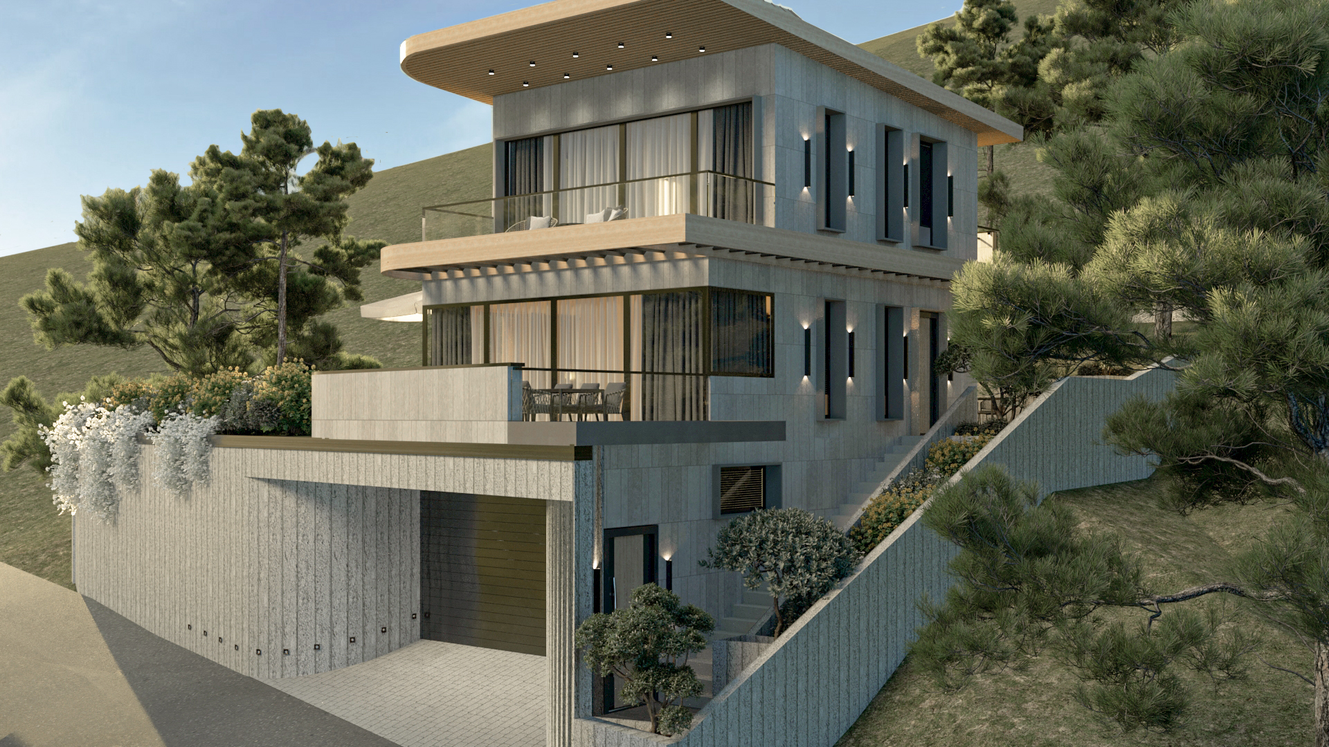 Residential house view 1 
