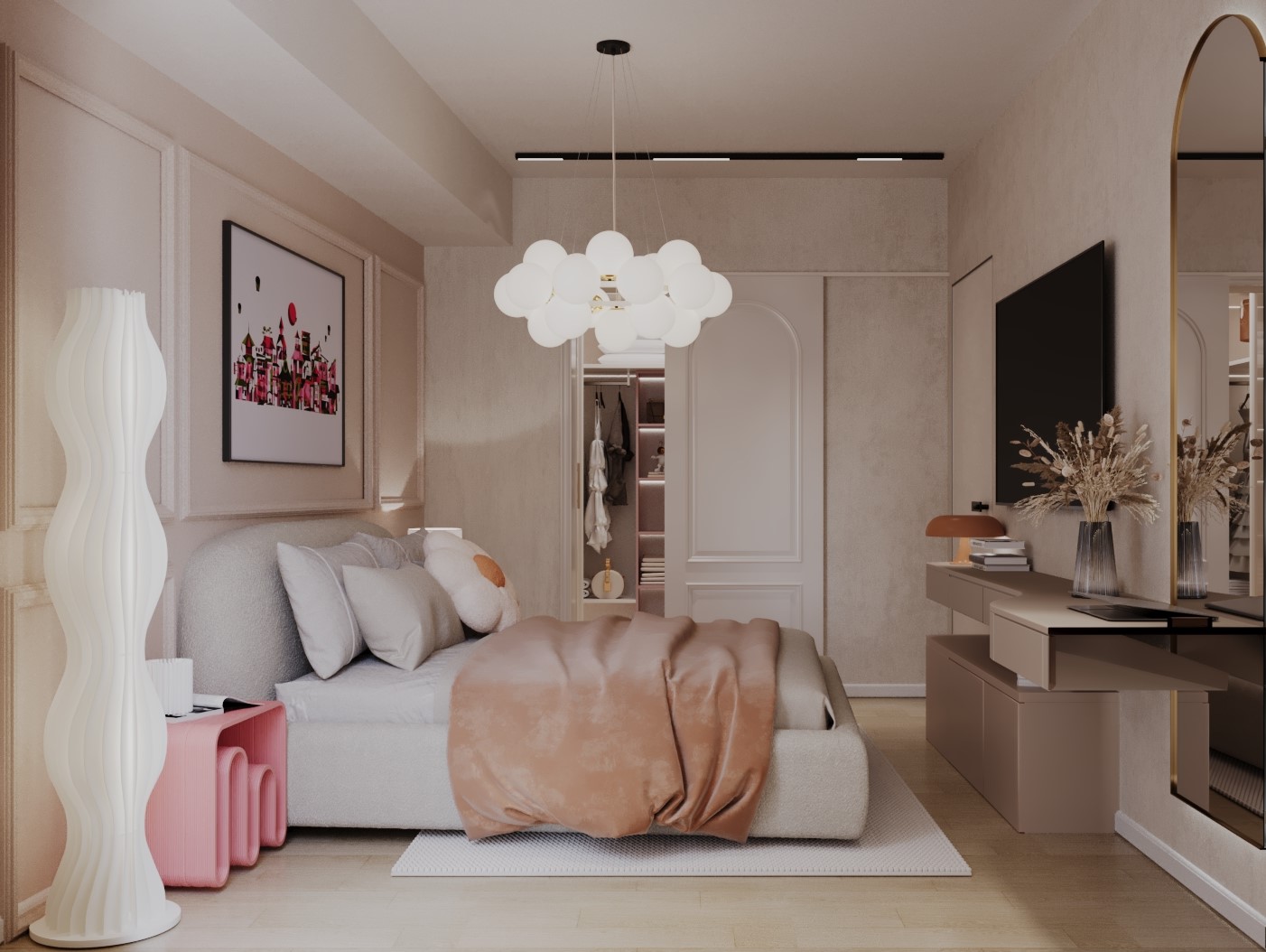 Interior design for an apartment view 13 