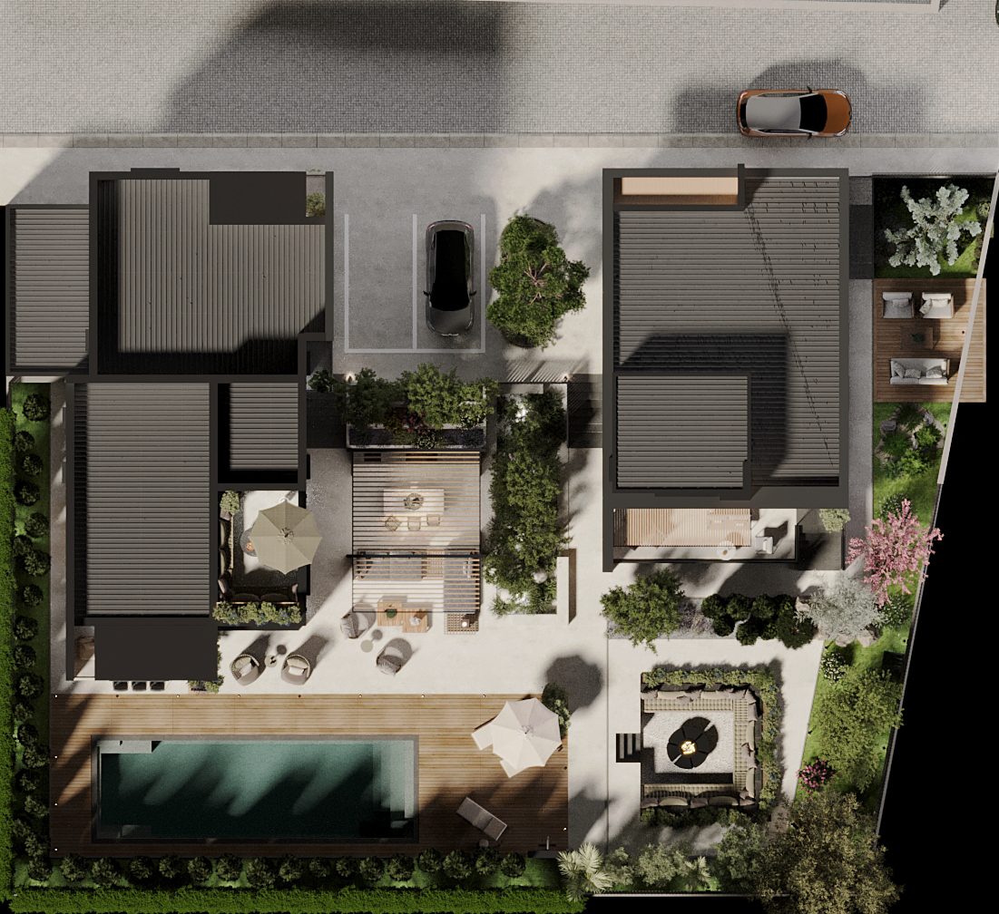 Residential Exterior Design and Landscape view 18 