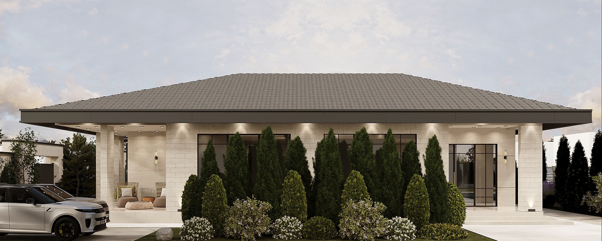 Residential Exterior Design and Landscape view 17 