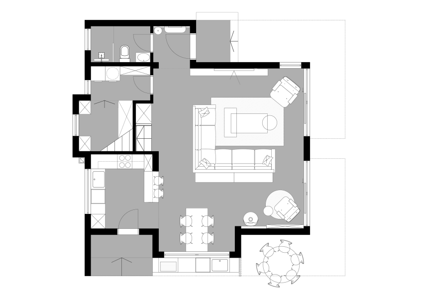 Residential house view 20 
