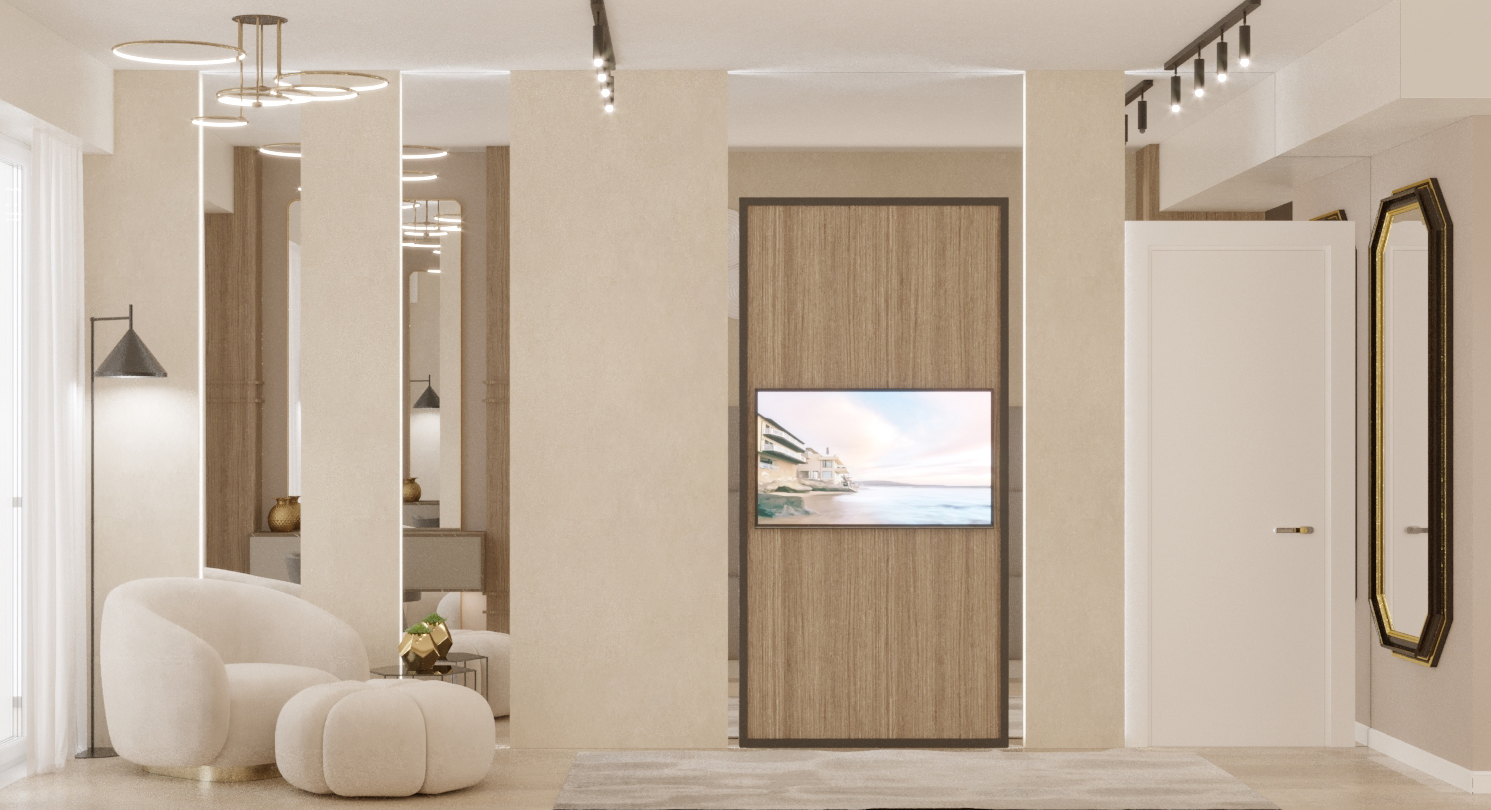 Interior design for an apartment view 8 