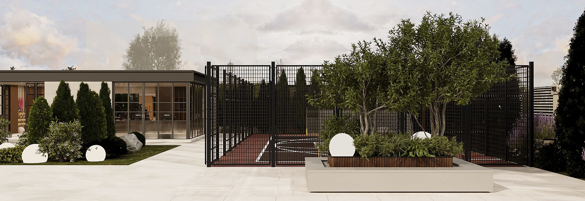 Residential Exterior Design and Landscape view 18 