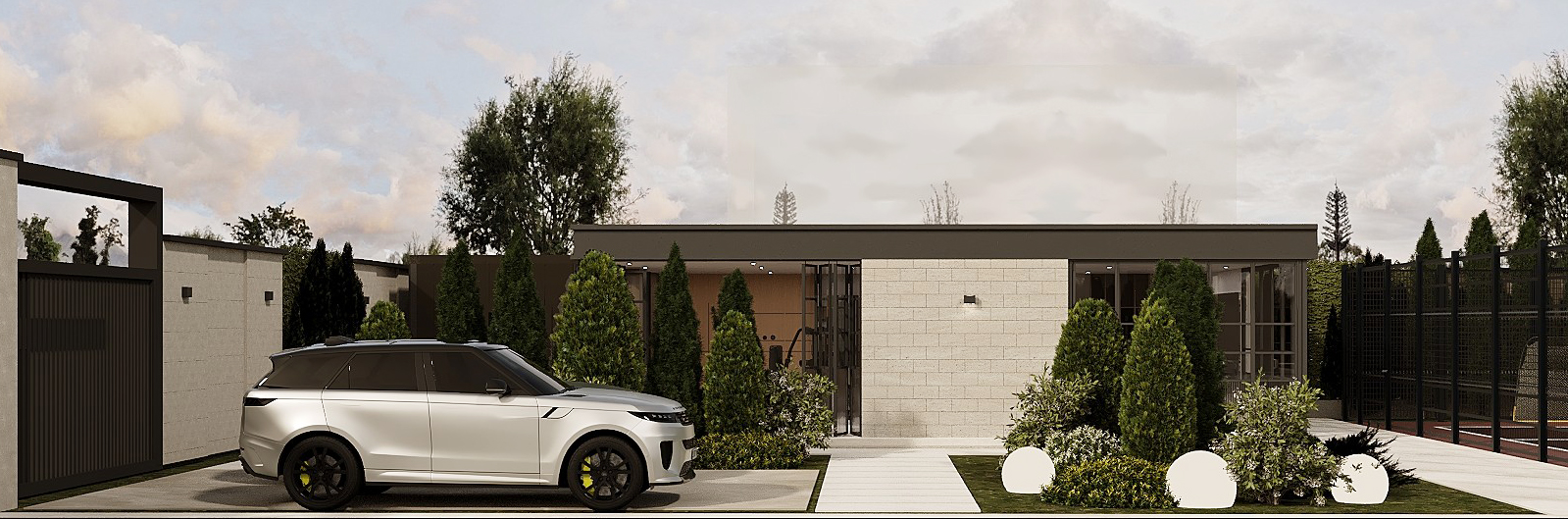 Residential Exterior Design and Landscape view 19 