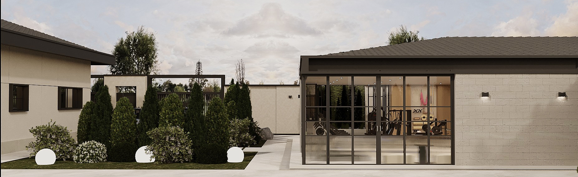 Residential Exterior Design and Landscape view 21 