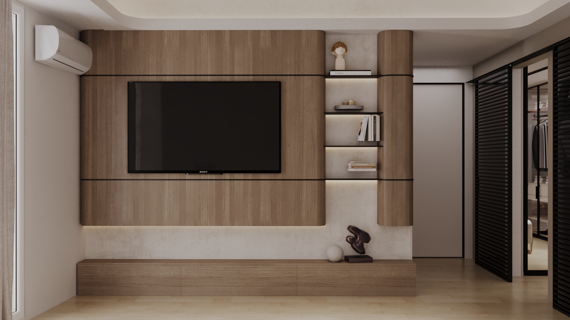 Interior design for an apartment view 16 