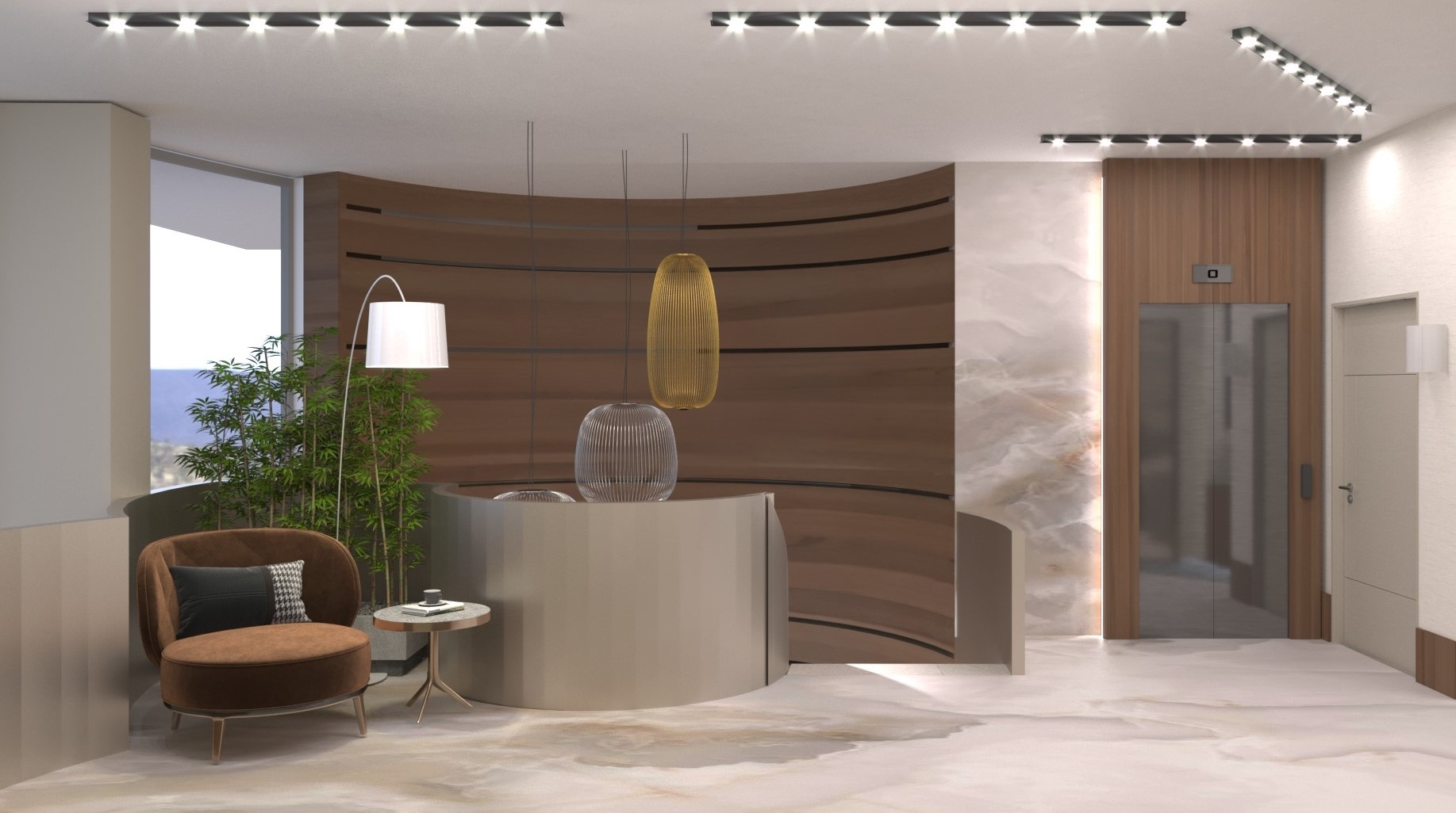 Interior design for an apartment view 9 