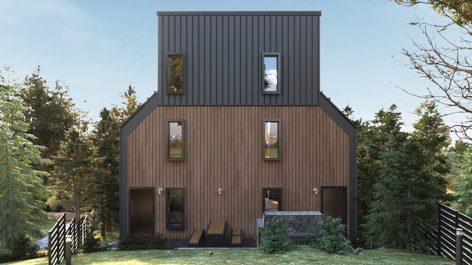 Residential House view 2 