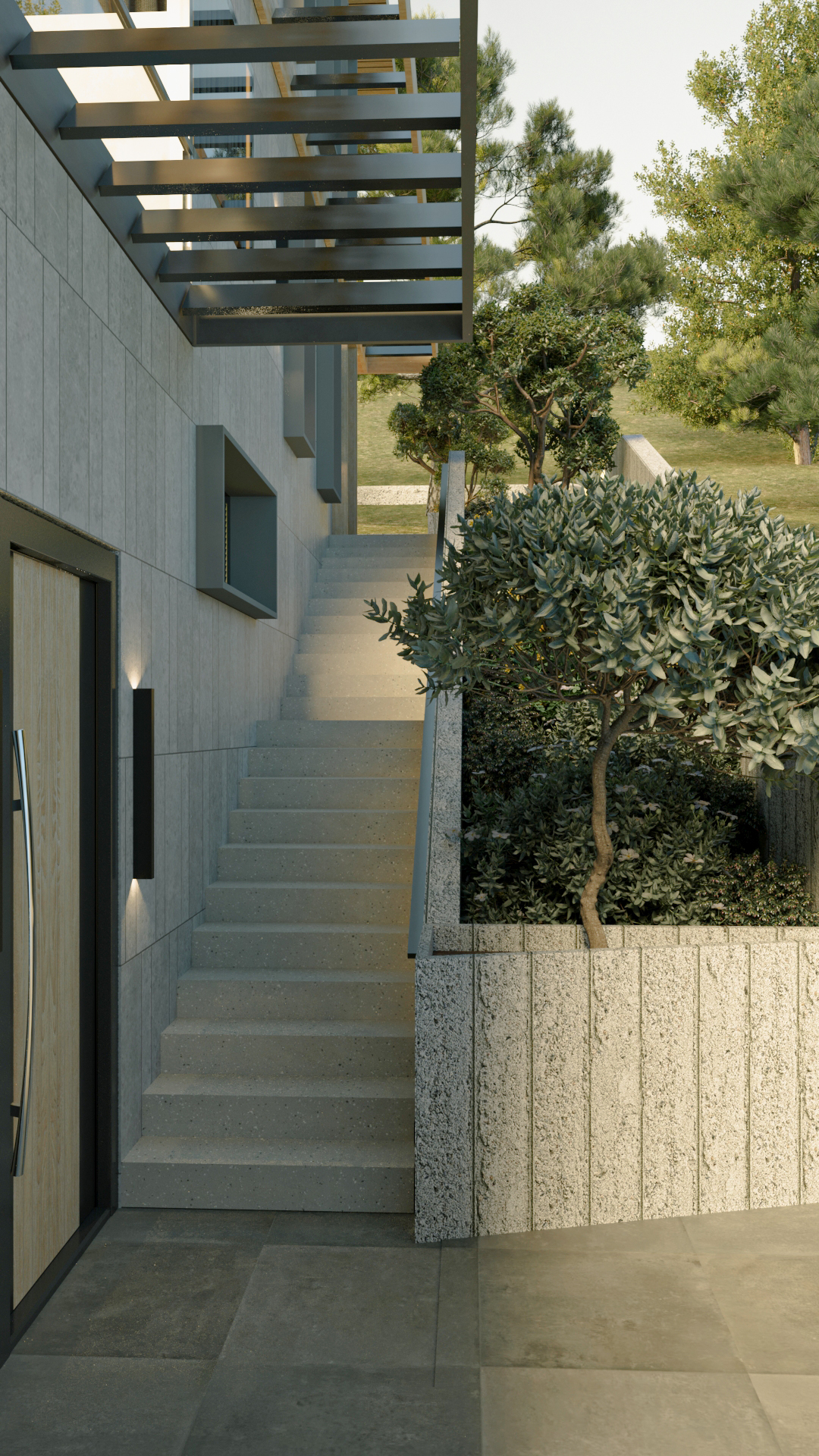 Residential house view 2 