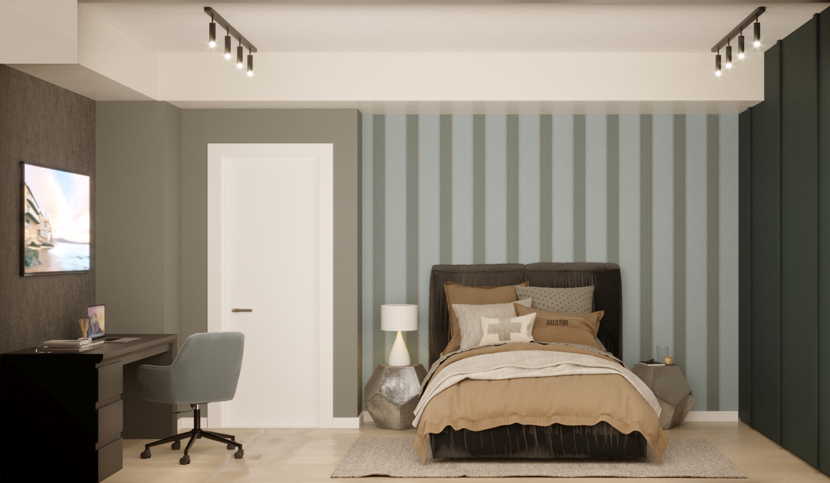 Interior design for an apartment view 12 