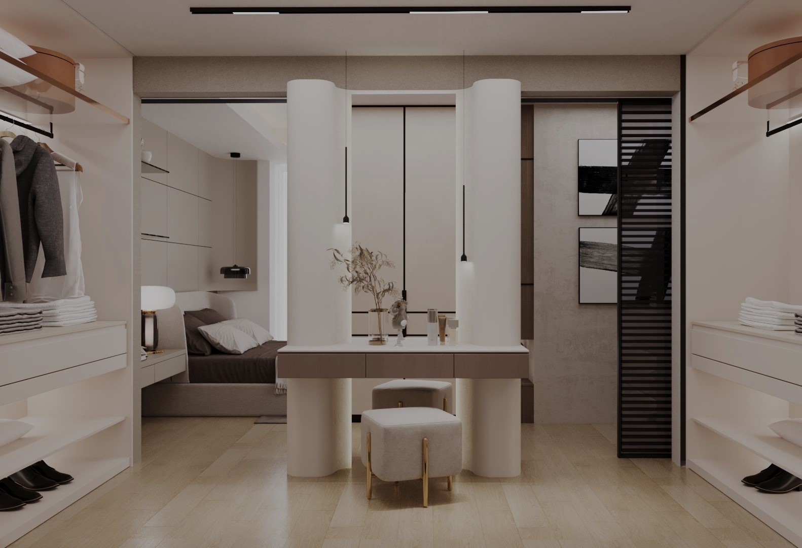 Interior design for an apartment view 18 