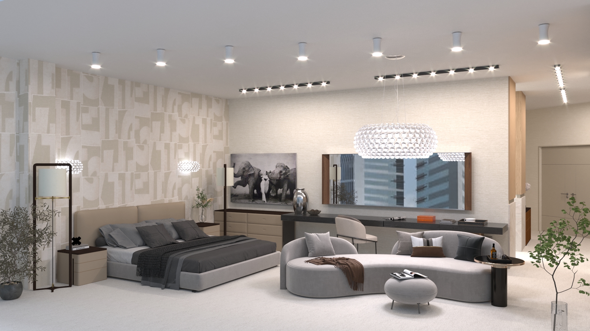 Interior design for an apartment view 10 