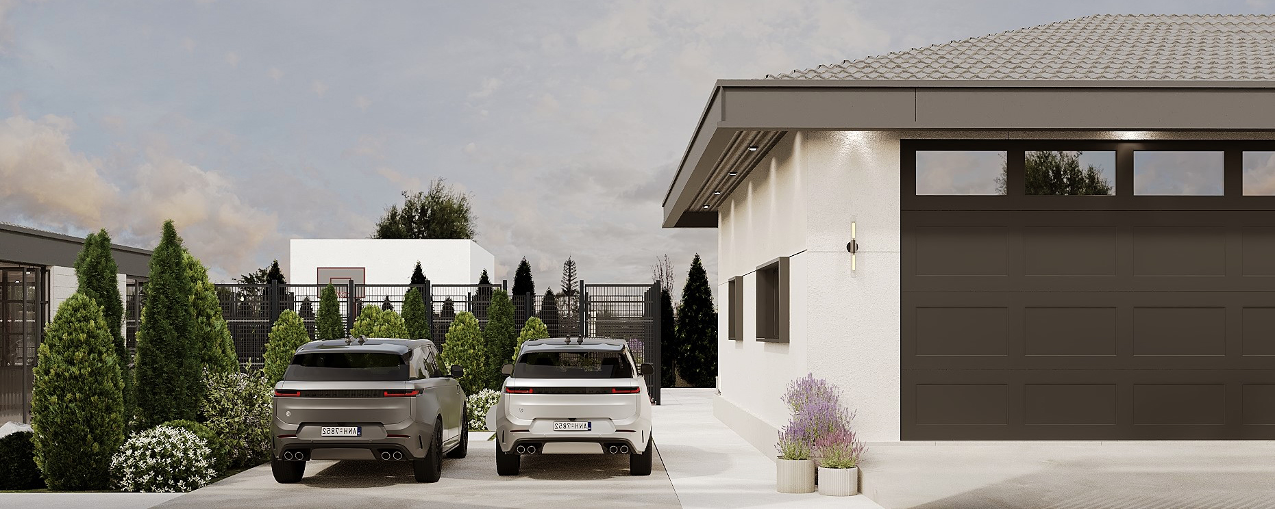 Residential Exterior Design and Landscape view 25 