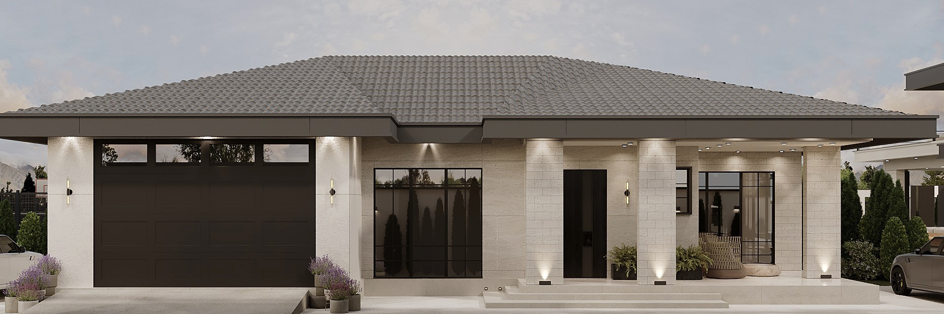 Residential Exterior Design and Landscape view 26 