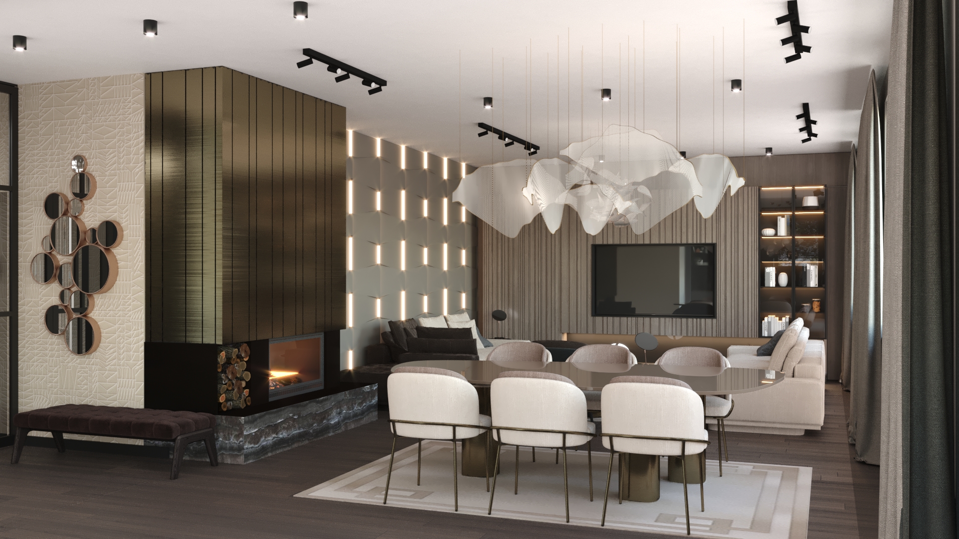 Interior design for an apartment view 3 