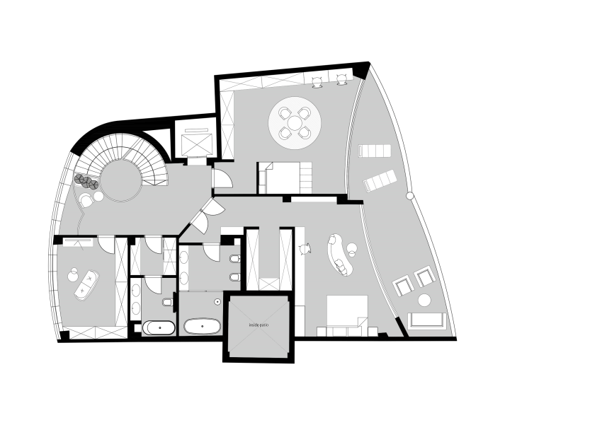Interior design for an apartment view 15 