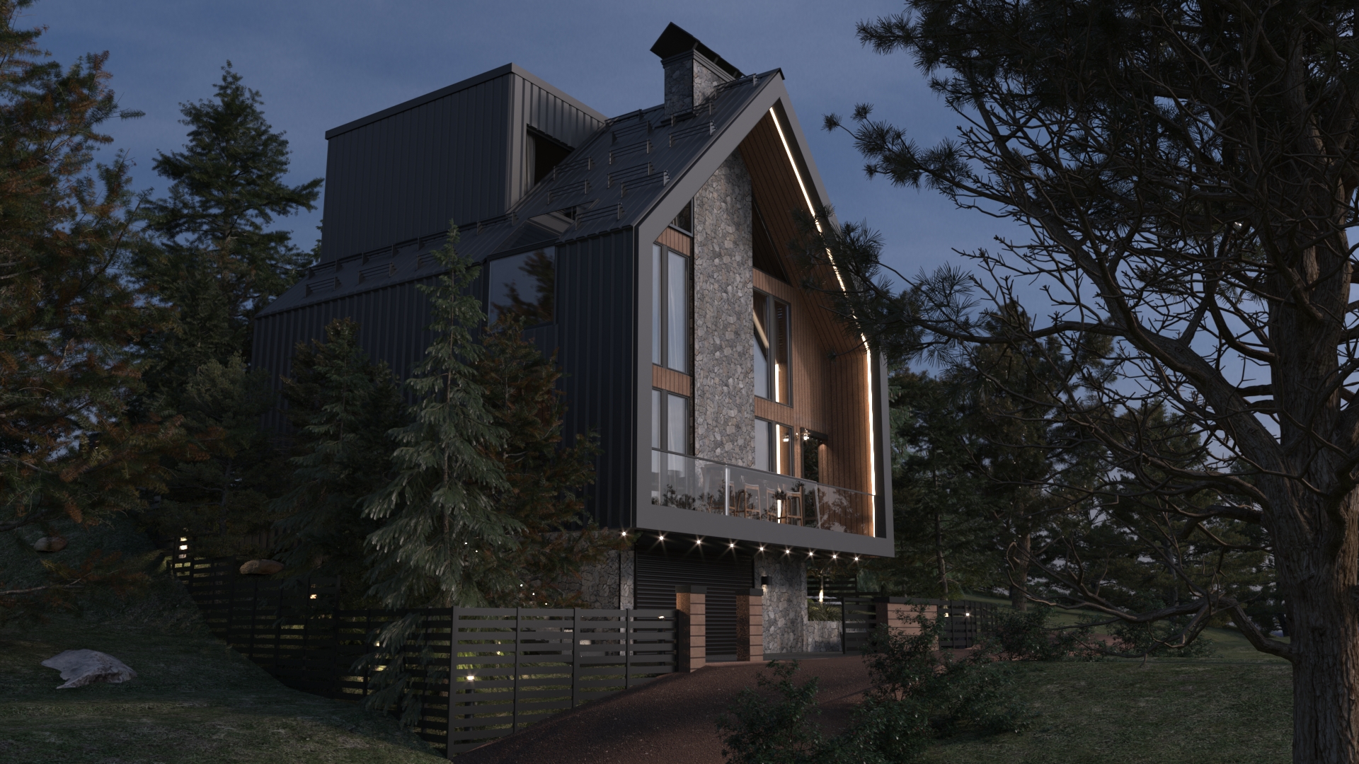 Residential House view 4 