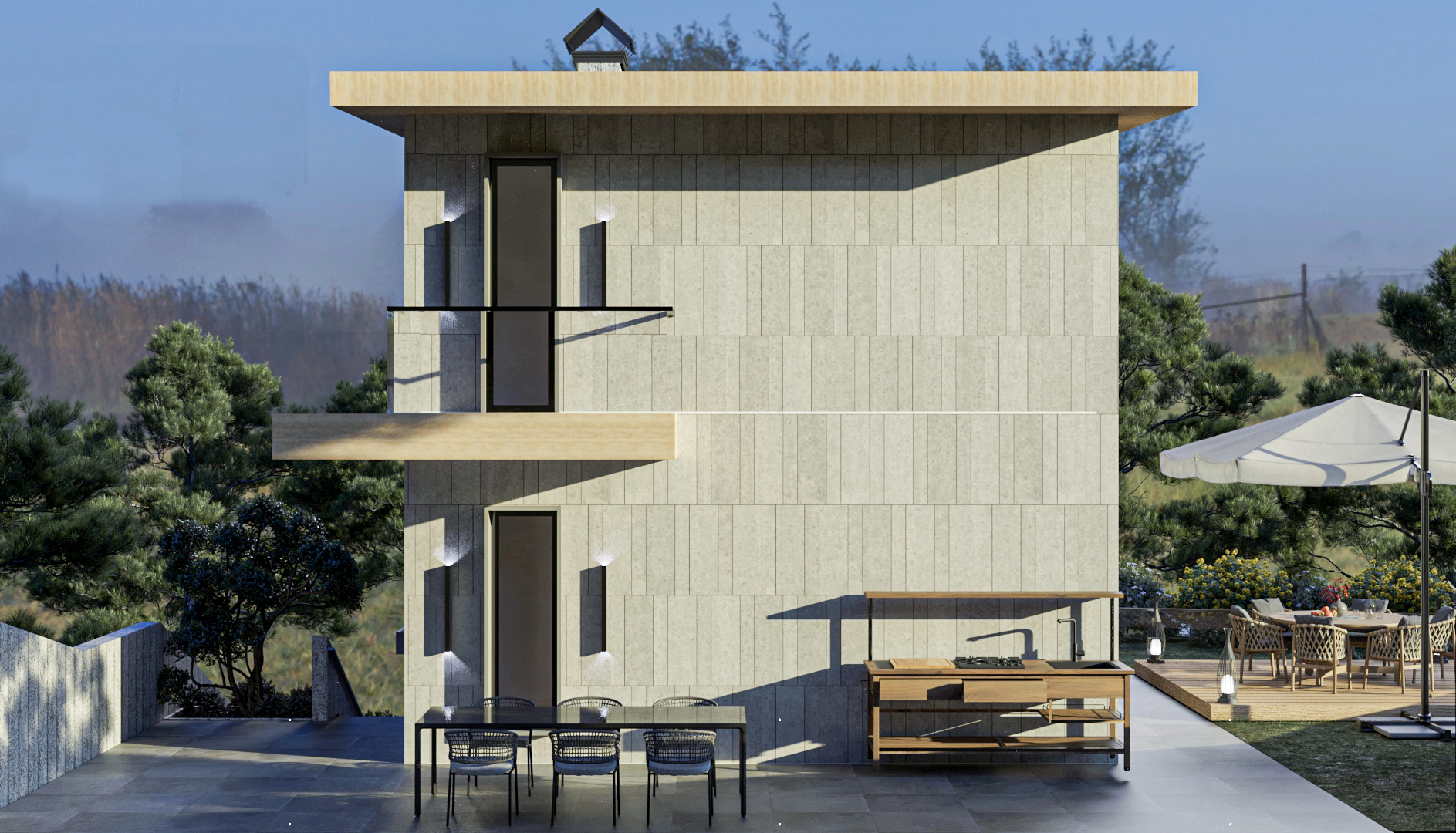 Residential house view 4 