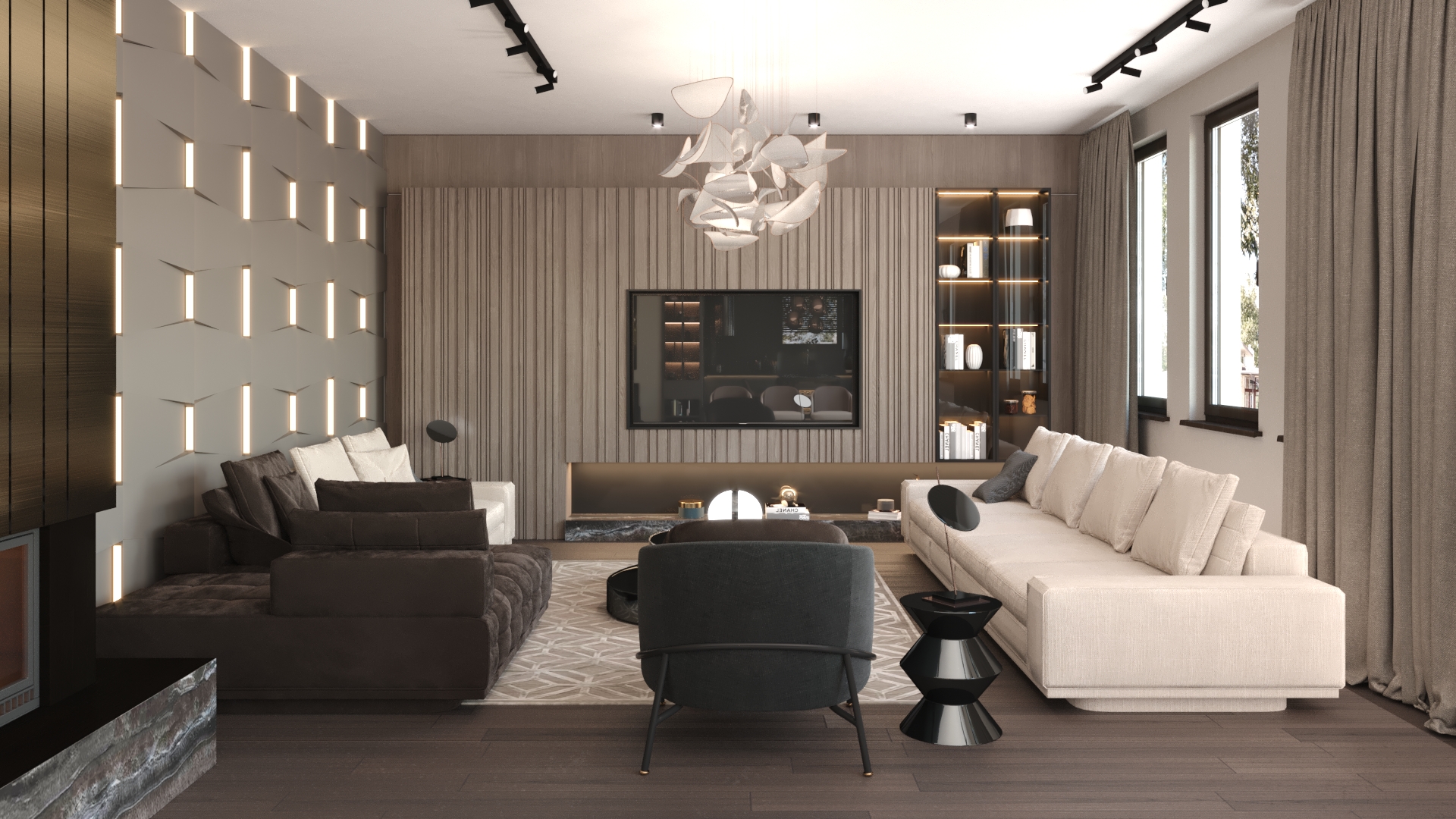 Interior design for an apartment view 4 