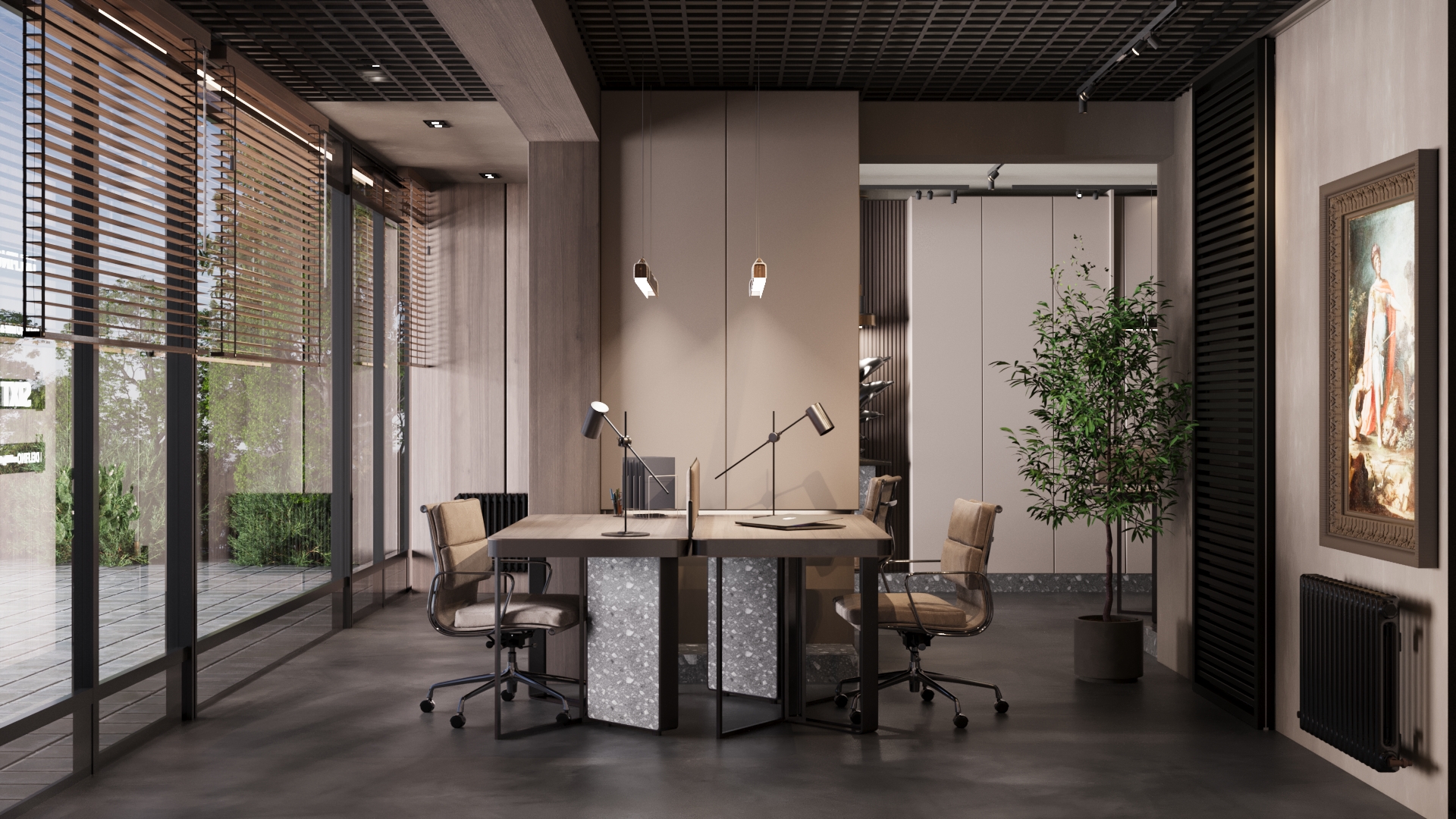 Diseño interior para un edificio de oficinas privadas view 1 