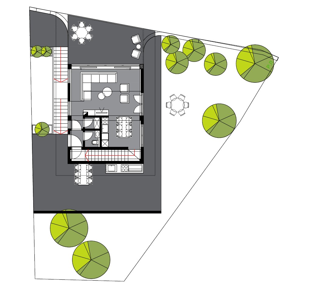 Residential house view 5 