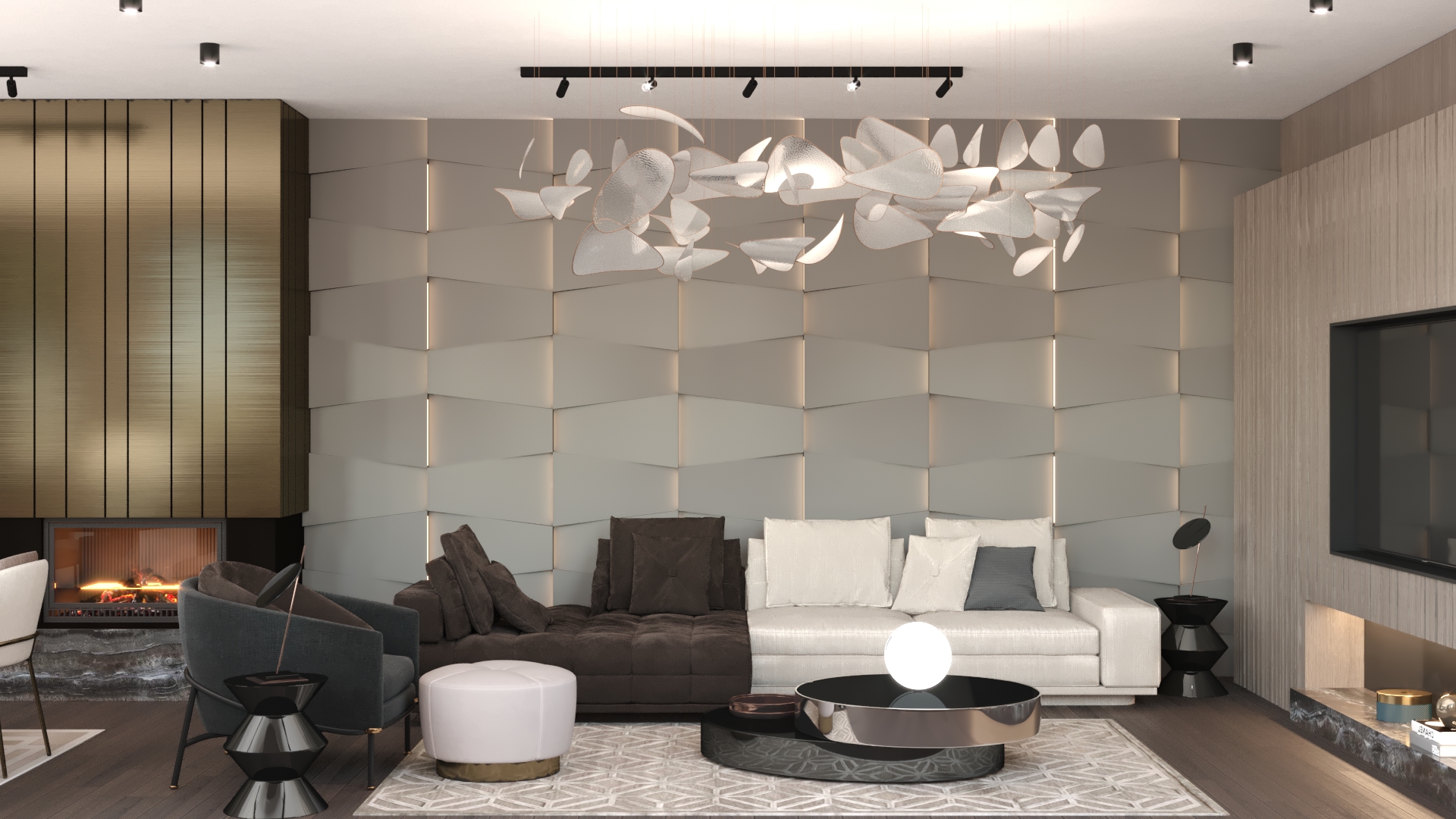 Interior design for an apartment view 5 