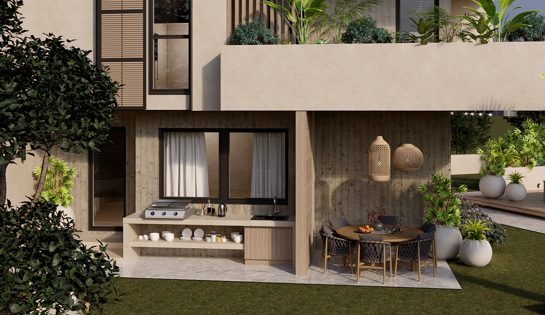 Residential house view 5 