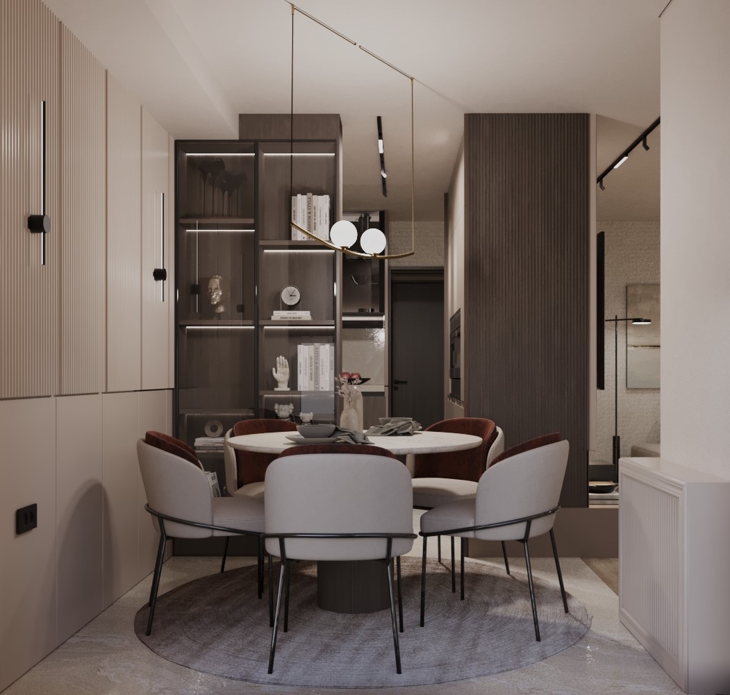 Interior design for an apartment view 2 