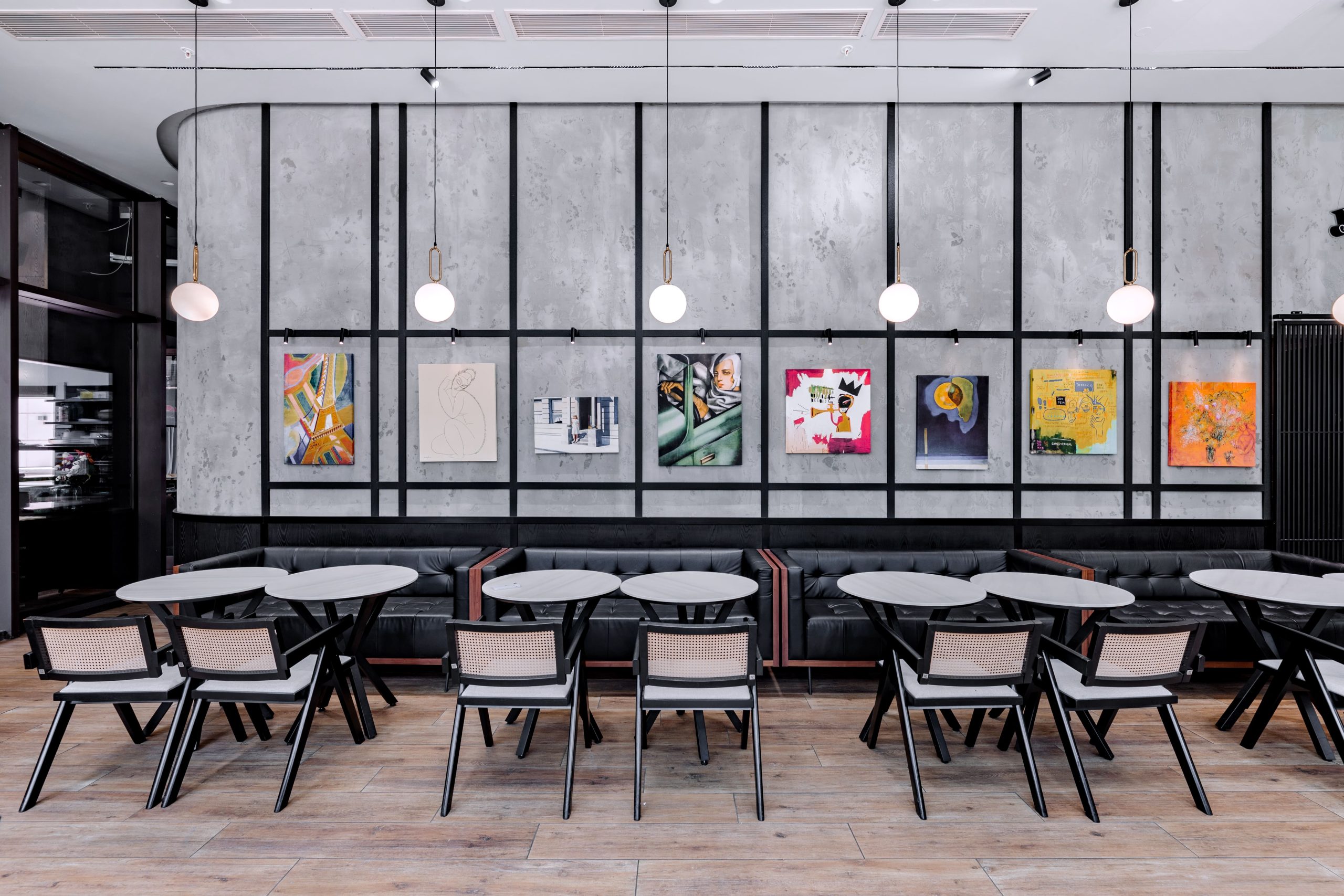 Interior design for a bistrot view 1 