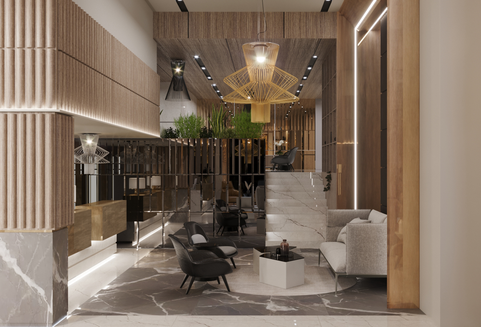 Interior design for a hotel view 9 