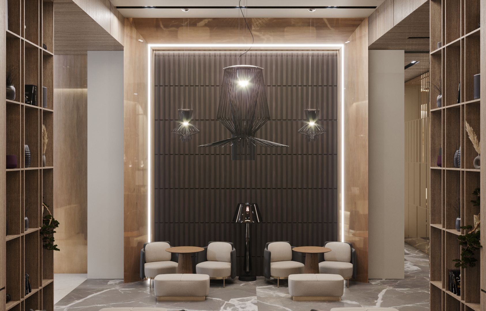 Interior design for a hotel view 6 