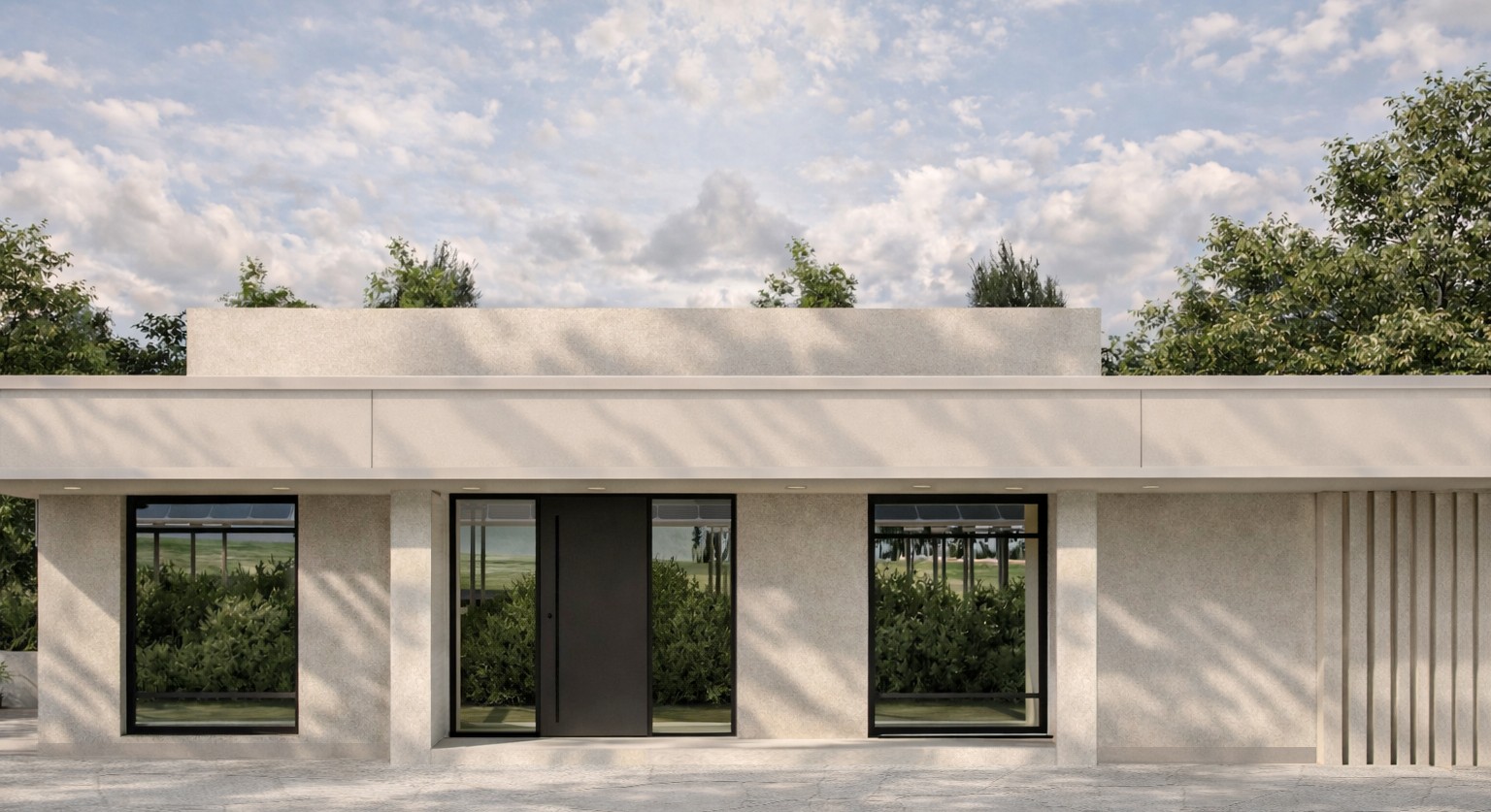 Residential house view 1 
