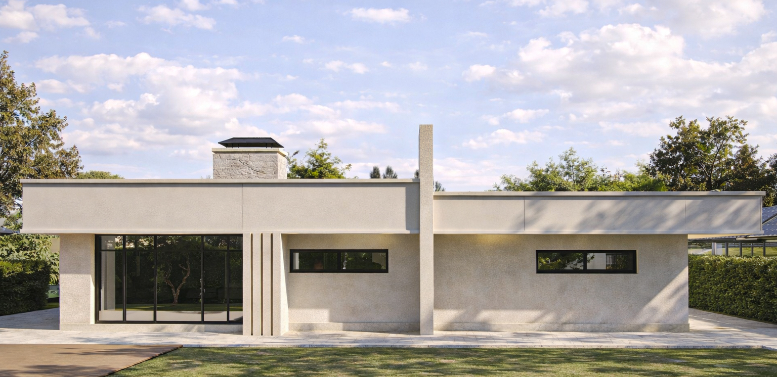 Residential house view 2 